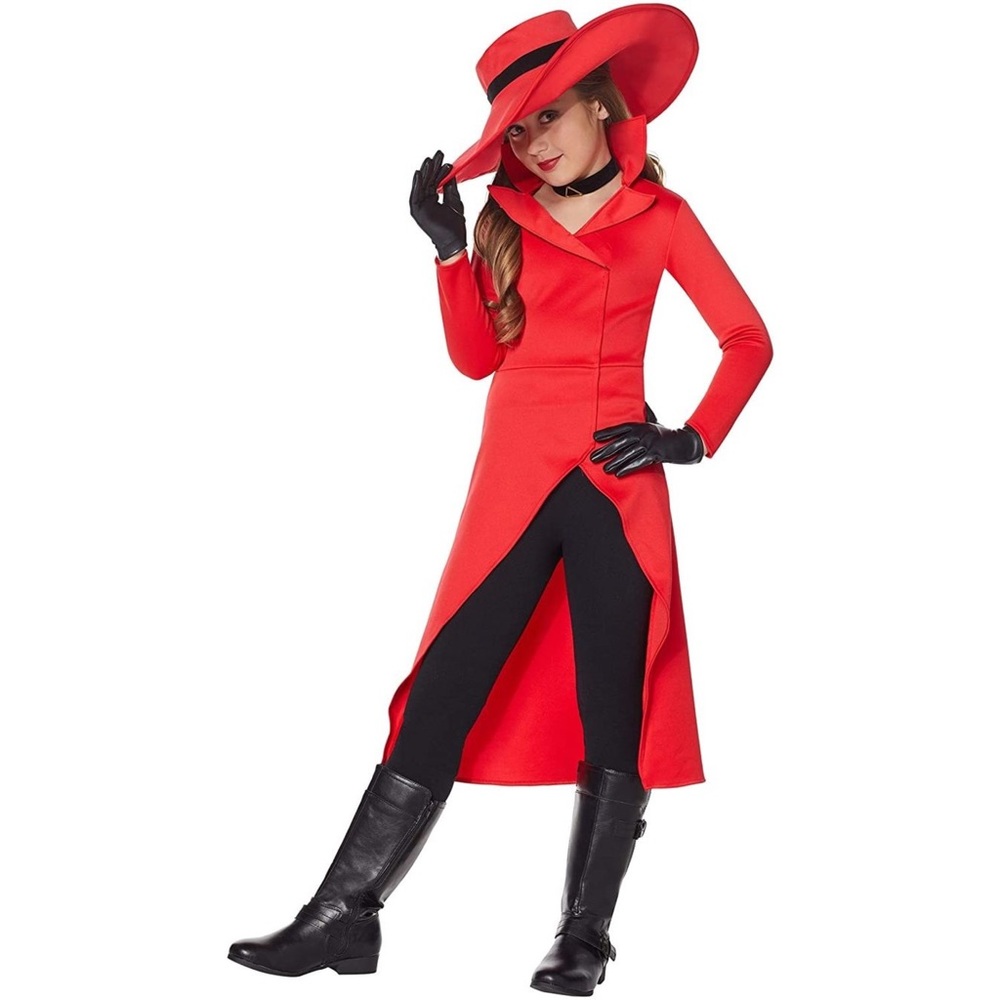 Red Spy Trench Coat Kids Costume - Brand